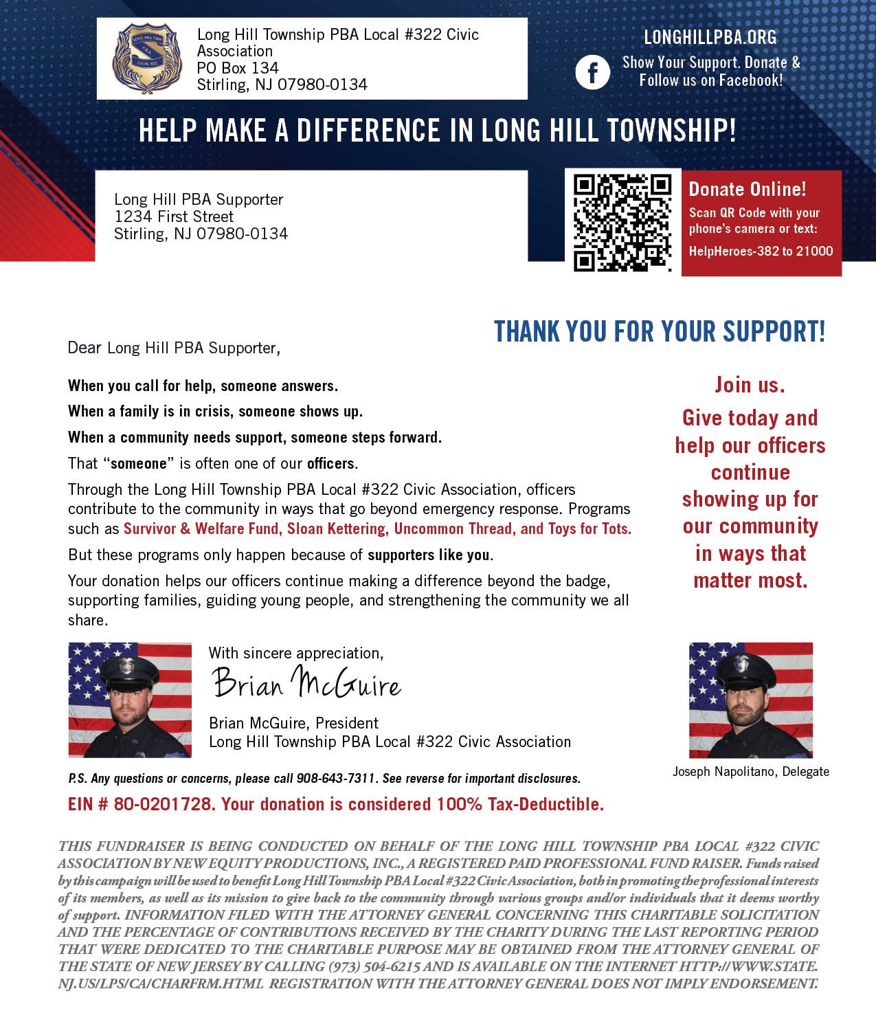 Donation Letter